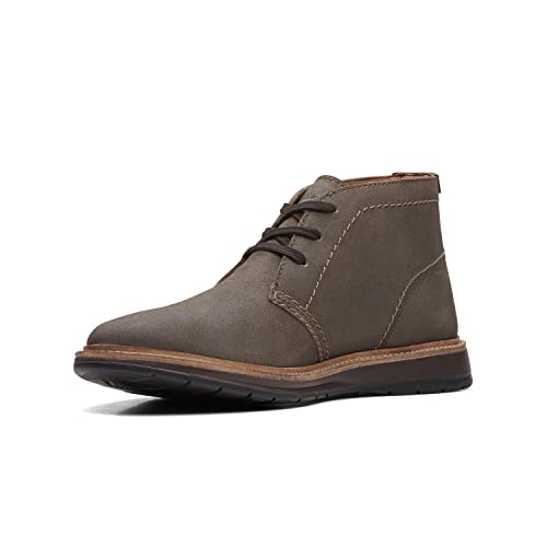 Clarks Herren Chantry Mid Chukka Boot, Grey, 41.5 EU von Clarks