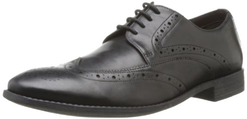 Clarks Herren Chart Limit Derby, Schwarz (Black Leather) von Clarks