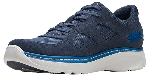 Clarks Herren ChartLite Tor Sneaker, Navy Combi, 40 EU von Clarks