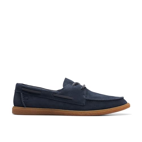 Clarks Herren Clarkbay Go, Marineblau (Veloursleder), 39.5 EU von Clarks