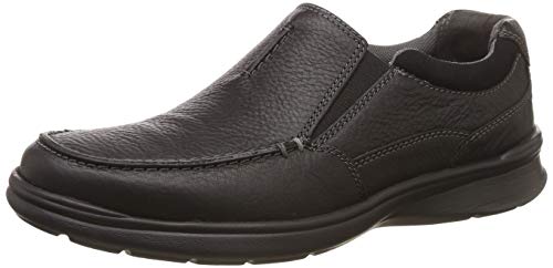 Clarks Herren Cotrell Free Slipper, Black Oily Lea, 42 EU von Clarks