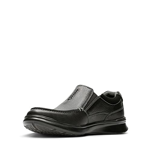 Clarks Herren Cotrell Free Slipper Derby, Black Oily Lea, 39.5 EU von Clarks