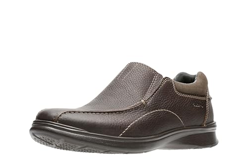Clarks Herren Cotrell Step Slipper, Schwarz ölig, 43 EU Weit von Clarks