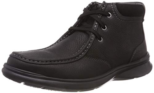 Clarks Herren Cotrell Top Klassische Stiefel, Schwarz (Black Oily Lea) von Clarks