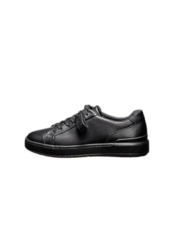 Clarks Herren CourtLite Move Sneaker, Black/Black, 41 EU von Clarks