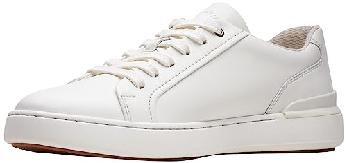 Clarks Herren CourtLite Move Sneaker, White, 40 EU von Clarks