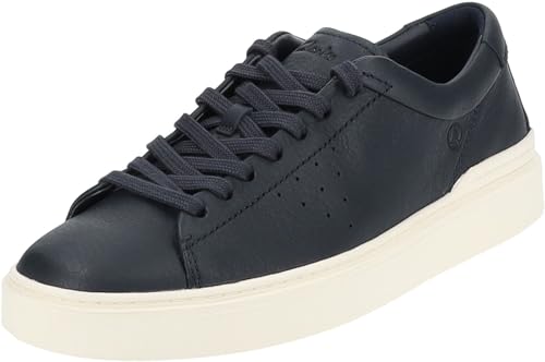 Clarks Herren Craft Swift Sneaker, Marineblau (Leder), 40 EU von Clarks