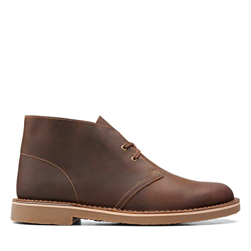Clarks Herren Desert Boot Bushacre 3 Chukka-Stiefel, Beeswax, 44 EU von Clarks