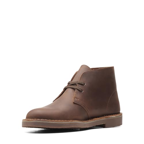 Clarks Herren Desert Boot Bushacre 3 Chukka-Stiefel, Dark Brown Lea, 41.5 EU von Clarks