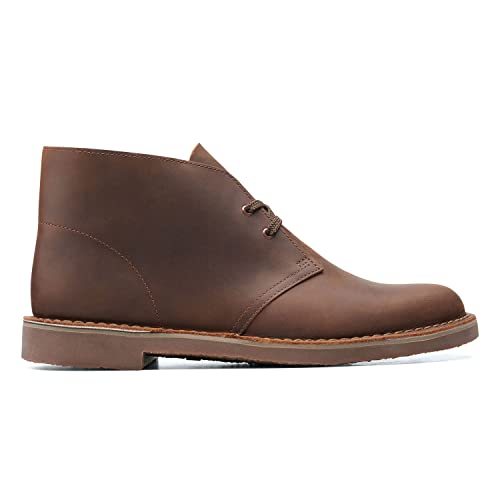 Clarks Herren Desert Boot Bushacre 3 Chukka-Stiefel, Dark Brown Lea, 43 EU von Clarks