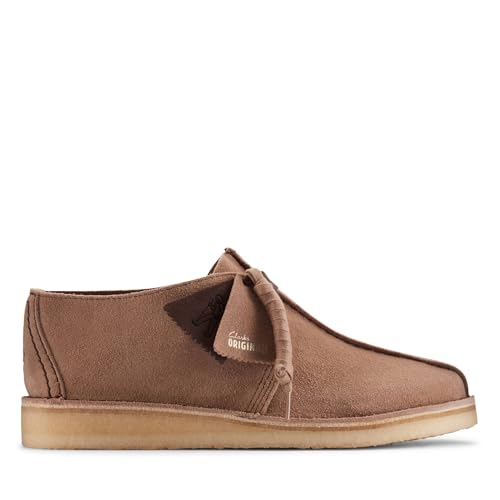 Clarks Herren Desert Trek Zapatillas, Wolf Suede, 45.5 EU von Clarks