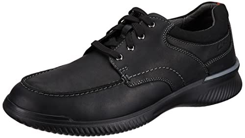 Clarks Herren Donaway Edge Oxford, Black Leather, 41.5 EU von Clarks