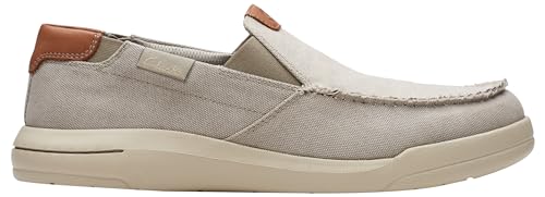 Clarks Herren Driftlite Step Flacher Slipper, Hellgrau Kombi, 42.5 EU von Clarks