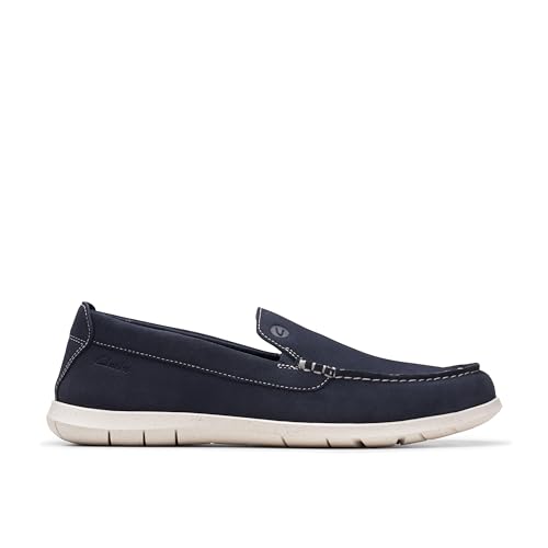 CLARKS Herren Flexway Step Shoes, Navy Suede, 48 EU CLARKS Herren Flexway Step Shoes, Navy Suede, 48 EU von CLARKS