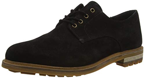 Clarks Herren Foxwell Hall Derbys, Schwarz (Black Sde), 43 EU von Clarks