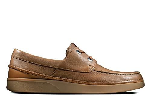 Clarks Oakland Sun Lederschuhe in Hellbraun, Standard-Passform, Größe 42,5 Clarks Oakland Sun Lederschuhe in Hellbraun, Standard-Passform, Größe 42,5 von Clarks