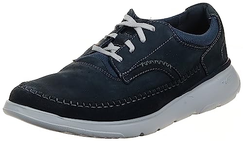 Clarks Herren Gaskill Lace Sneaker, Marineblau, 47 EU von Clarks