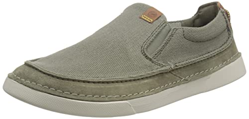 Clarks Herren Gereld Step Sneaker Olive Combi von Clarks