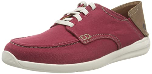 Clarks Herren Gorwin Lace Sneaker Brick Red von Clarks