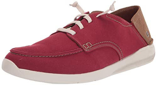 Clarks Herren Gorwin Lace Sneaker, Ziegelrot, synthetisch, 41.5 EU von Clarks