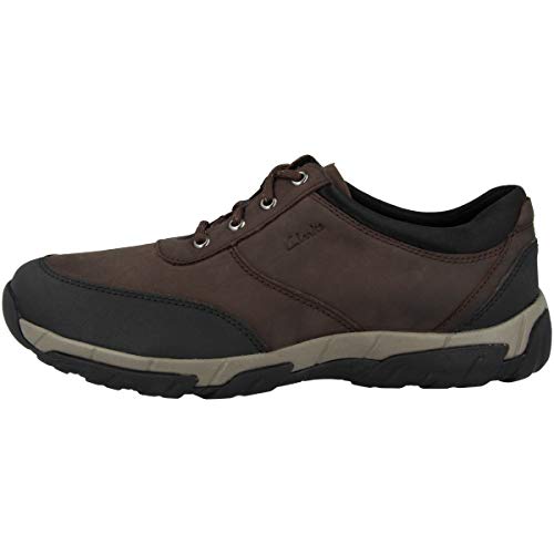 Clarks Herren Grove Edge Wanderschuh, Braunes Leder, 41 EU von Clarks