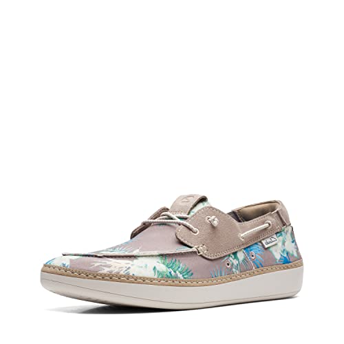 Clarks Herren Higley Krawatte Bootsschuh, Sand Flora, 43 EU von Clarks