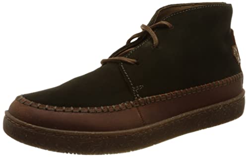 Clarks Herren Hodson Mid Chukka Boot, Olive Suede, 39.5 EU von Clarks