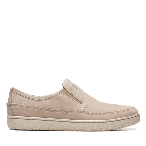 Clarks Herren Hodson Step Sneaker, Sand, 42.5 EU von Clarks