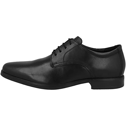 Clarks Herren Howard Walk Oxford, Black Leather, 47 EU von Clarks