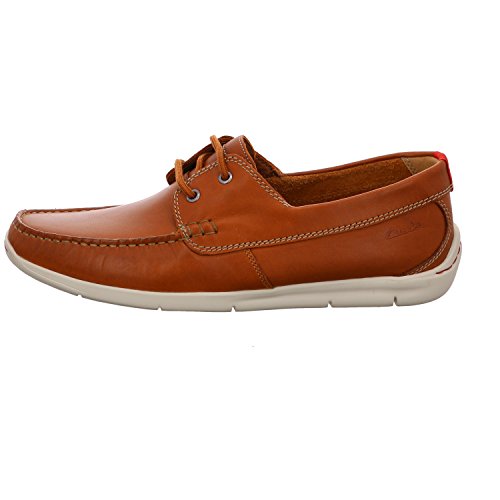 Clarks Herren Karlock Step Bootsschuhe, Braun (Tan Leather) von Clarks