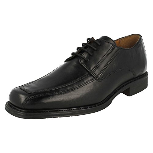 Clarks Herren Klassisch-Elegant Driggs Walk Leder Halbschuhe Schwarz Größe 43 von Clarks