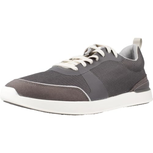 Clarks Herren LT Lace Sneaker, Grey Knit, 39.5 EU von Clarks