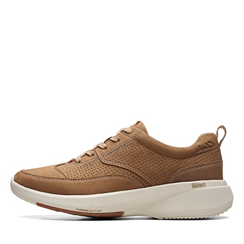 Clarks Herren Lehman Mix Oxford, Dunkles Sand-Gewebe, 43 EU von Clarks