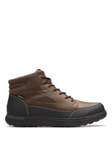 Clarks Herren Mapstone HiGTX Mode-Stiefel, DK Brown WLined, 42.5 EU von Clarks