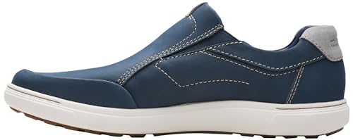 Clarks Herren Mapstone Step Flacher Slipper, Navy Nubuck, 40 EU von Clarks