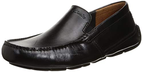Clarks Herren Markman Plain Mokassin, Schwarz, 42.5 EU von Clarks
