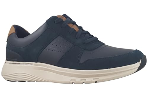 Clarks Herren Motion Trek Go Sneaker, Marineblau-Mix, 39.5 EU von Clarks
