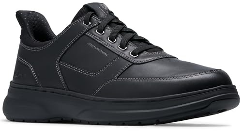 Clarks Herren Mullan Easy Schuhe, Schwarz Leder, 9.5 Wide Clarks Herren Mullan Easy Schuhe, Schwarz Leder, 9.5 Wide von Clarks