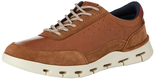 Clarks Herren Nature X One Sneaker, Dark Tan Lea, 40 EU von Clarks