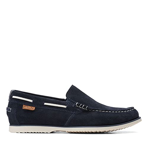 Clarks Herren Noonan Step Bootsschuh, Navy Suede,41 EU von Clarks