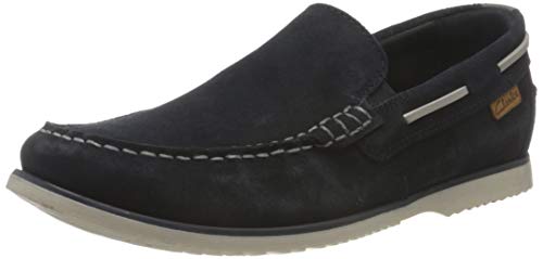 Clarks Herren Noonan Step Bootsschuh, Navy Suede,41.5 EU von Clarks