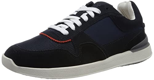 Clarks Herren RaceLite Tor Sneaker, Navy, 41 EU von Clarks