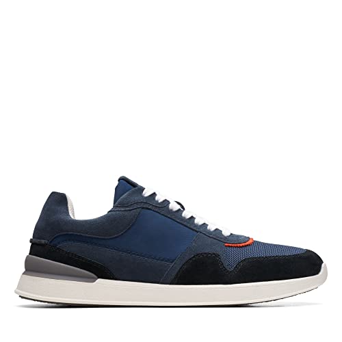 Clarks Herren RaceLite Tor Sneaker, Navy, 43 EU von Clarks