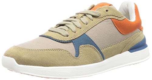 Clarks Herren RaceLite Tor Sneaker, Sand Combi, 40 EU von Clarks