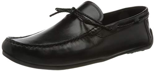 Clarks Herren Reazor Penny Mokassin, Schwarz (Black Leather), 43 EU von Clarks