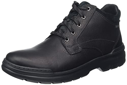 Clarks Herren Rockie2 UpGTX Fashion Boot, Black Leather, 42.5 EU von Clarks