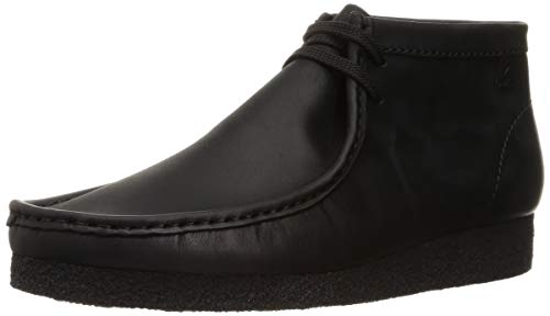 Clarks Shaacre Boot, Herren Chukka-Schuhe, schwarzes Leder, 43 EU von Clarks