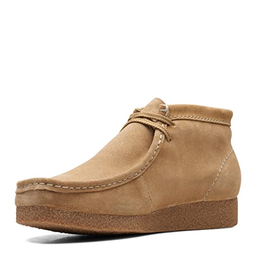 Clarks Shaacre Boot, Chukka-Schuhe für Herren, Wildleder in dunklem Sand, 44 EU Wide von Clarks