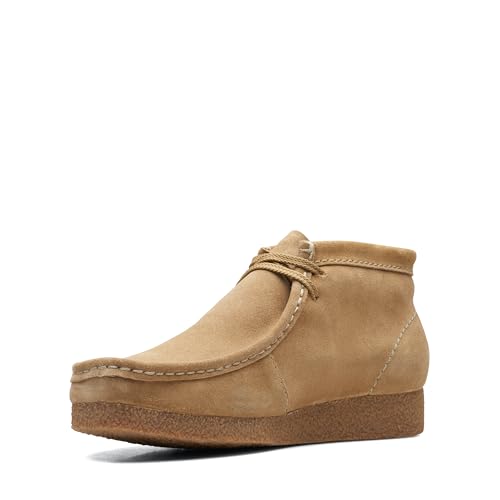 Clarks Herren Shacre Boot Chukka-Stiefel, Dunkler Sand Wildleder, 47 EU von Clarks
