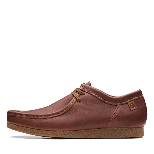 Clarks Herren Shacre Ii Run Oxford, Hellbraunes Trommelleder, 41 EU von Clarks